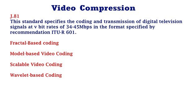 Video Compression