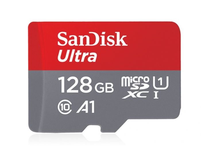 $26.50 (€22.75) for SanDisk Ultra 128GB Micro SD Card 100Ms Class 10