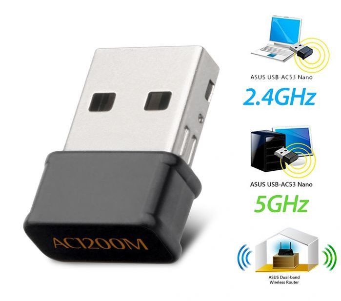 $7.99 (€6.86) Shipped for AC1200Mbps Dual Band WiFi USB Network Adapter Dongle