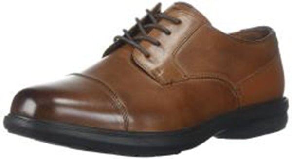 Nunn Bush Men's Maretto Cap Toe Oxford KORE Slip-Resistant Dress Casual Lace-up