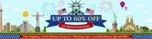 Up To 60% OFF US Warehouse Deals, Ship From US