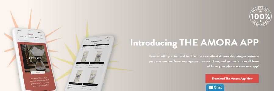 Amora Coffee Banner