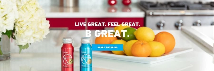 B GREAT Banner