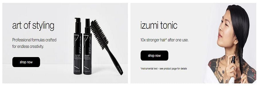 Shu Uemura Art Of Hair Banner