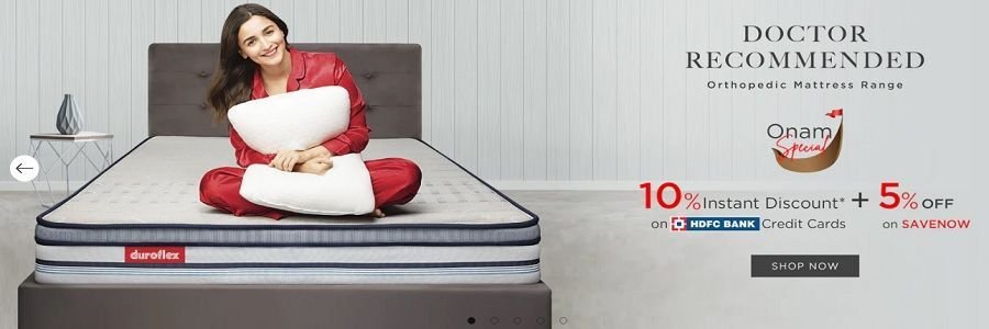 DUROFLEX WORLD Banner