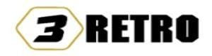 3Retro Football Logo