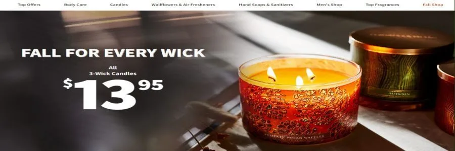 Bath and Body Works Banner