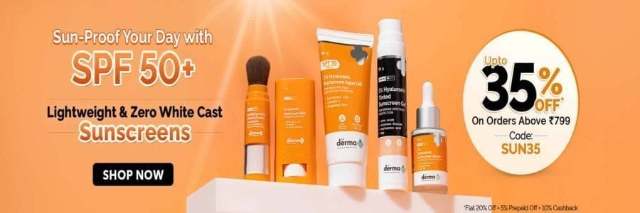 The Derma Co Banner