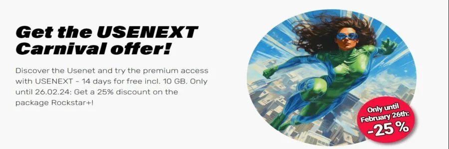 UseNeXT Banner