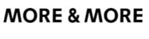 More and More Logo