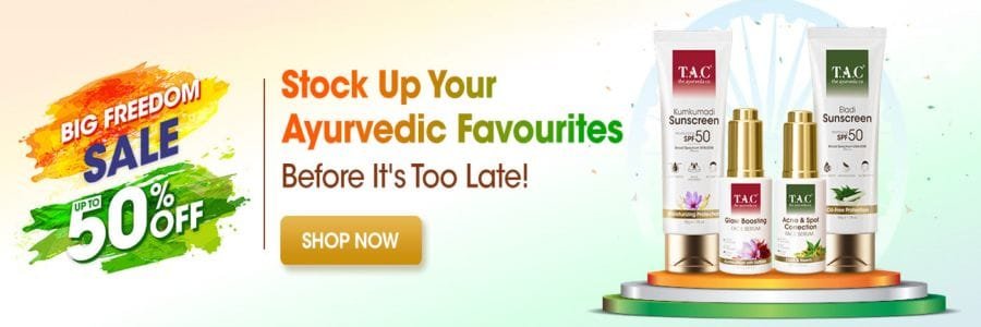 TAC- The Ayurveda Co Banner