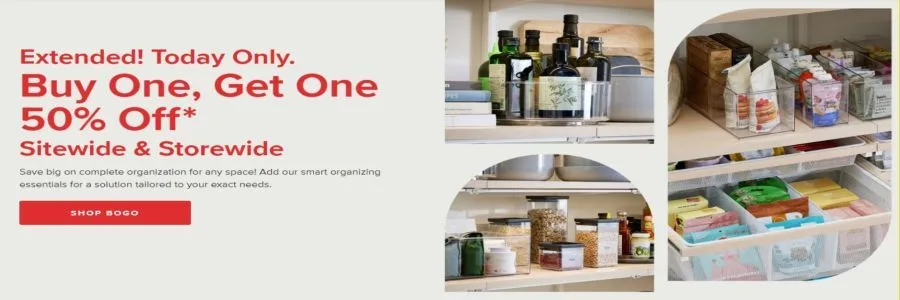 The Container Store Banner