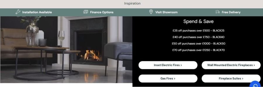 Direct Fireplaces Banner